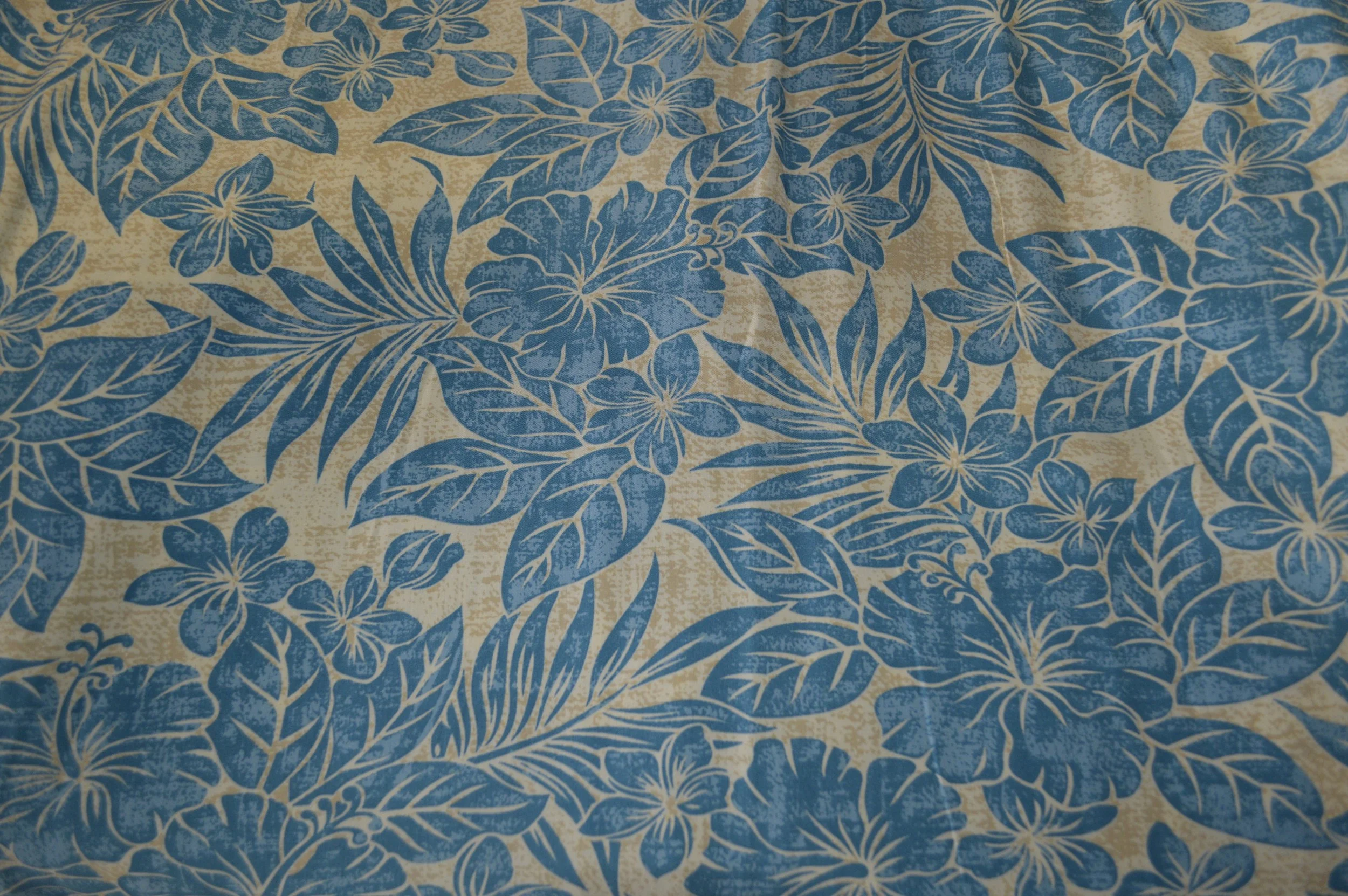 Hawaiian Kohala Forest Print Fabric by the Yard 828