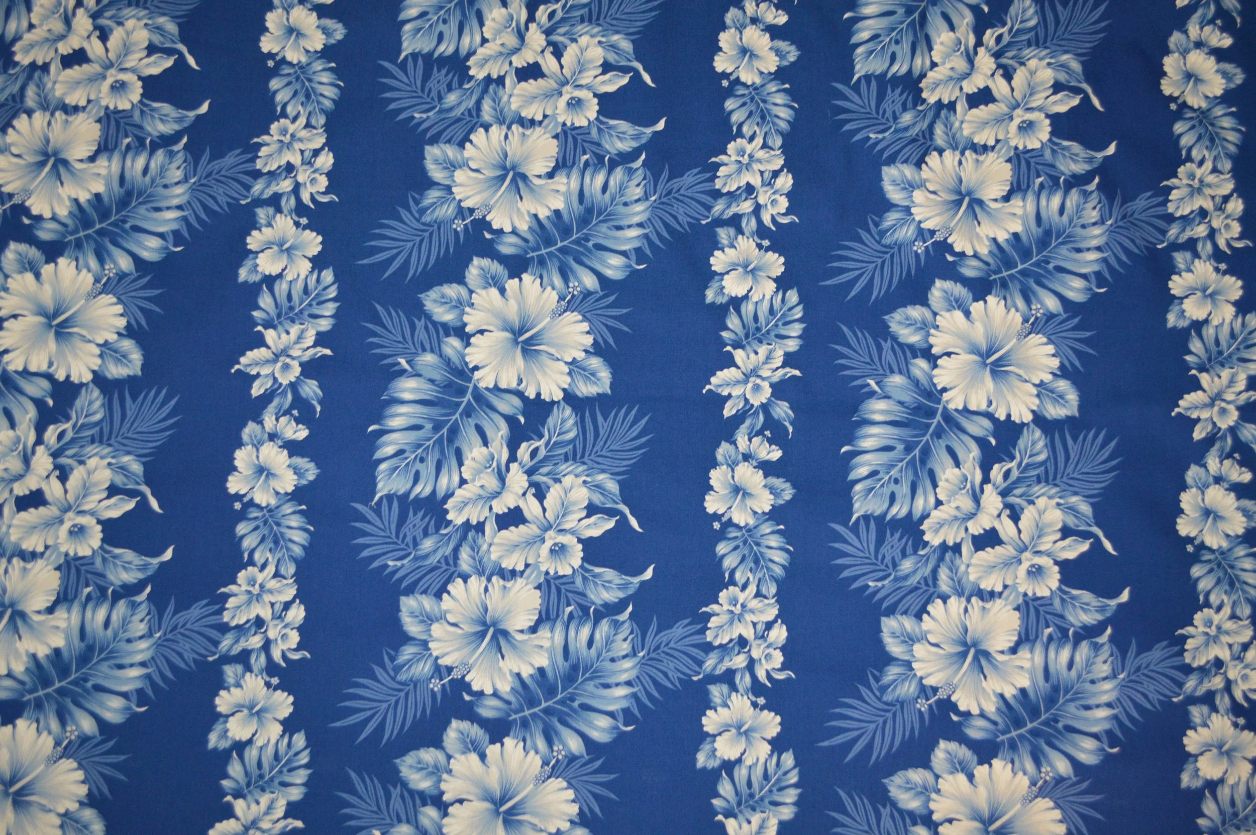 Exclusive Orchid Hibiscus Panel Hawaiian Fabric 434