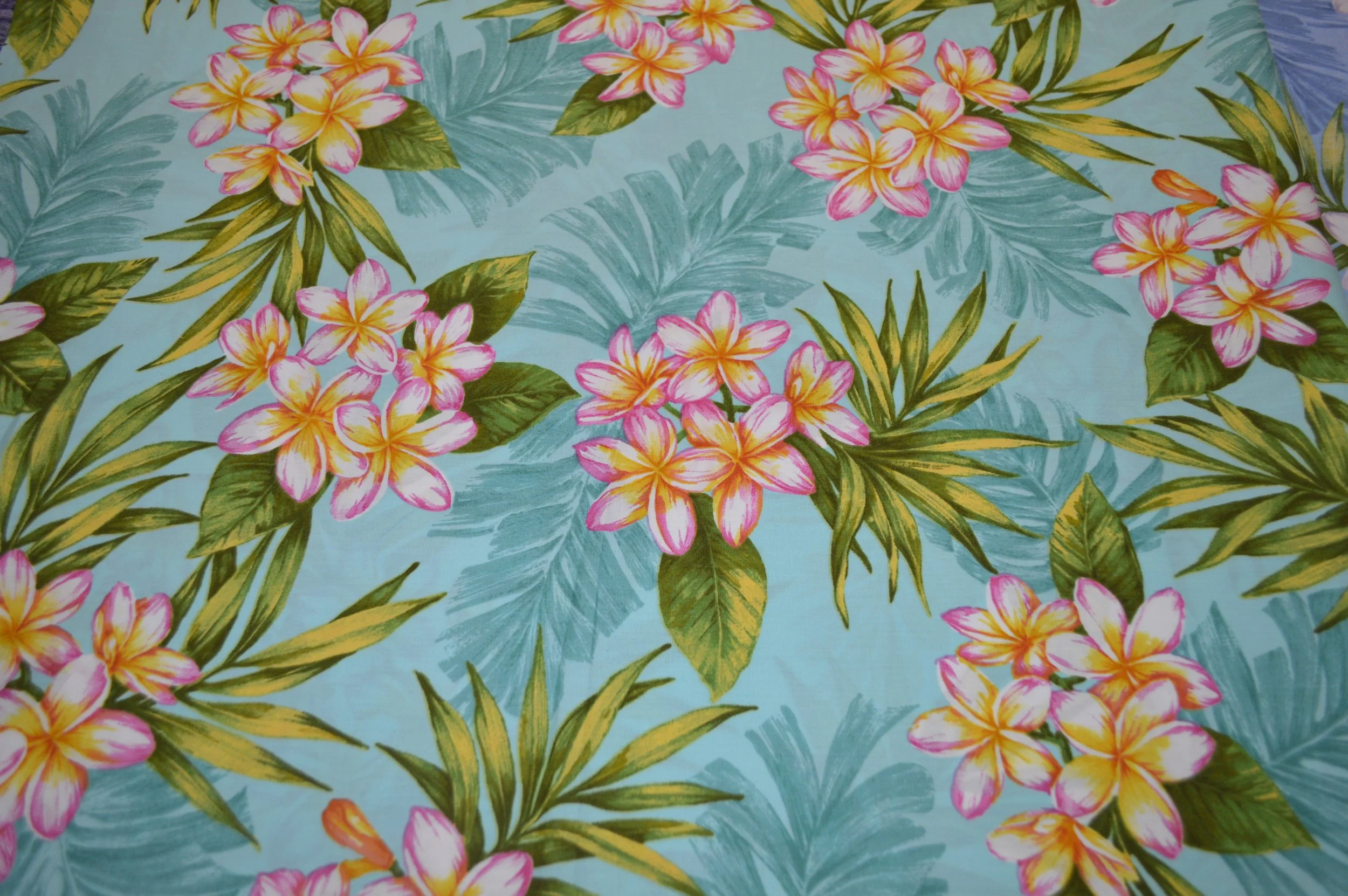 Exclusive Plumeria Dream Hawaiian Fabric 544