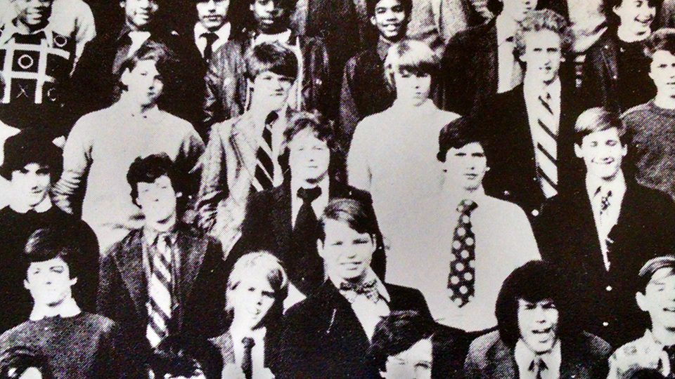 Me in the second row, upper left corner. Baltimore, Maryland. 1970.&nbsp;