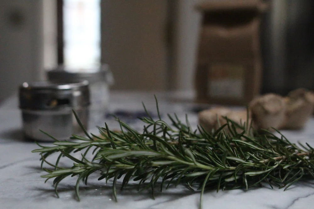 Botanicals prepped for a day of formula testing.&nbsp; 
