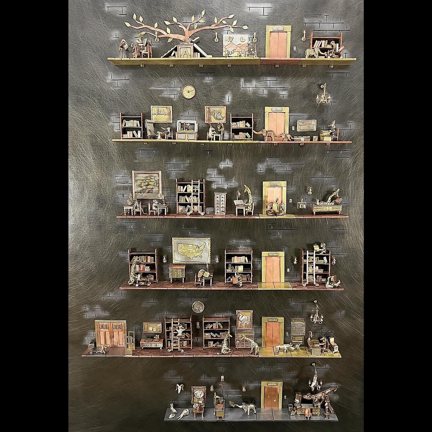 I&rsquo;m happy to finally share some pictures of my largest and most elaborate creation to date, titled &ldquo;Librarian: Don&rsquo;t Be Late.&rdquo; The inspiration for this piece comes from a significant pet peeve of mine: people being late! Essen