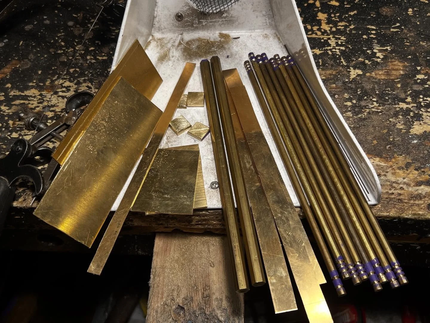 Fabrication work has resumed on a commission. It is far from complete, but I look forward to sharing it once it is finished!