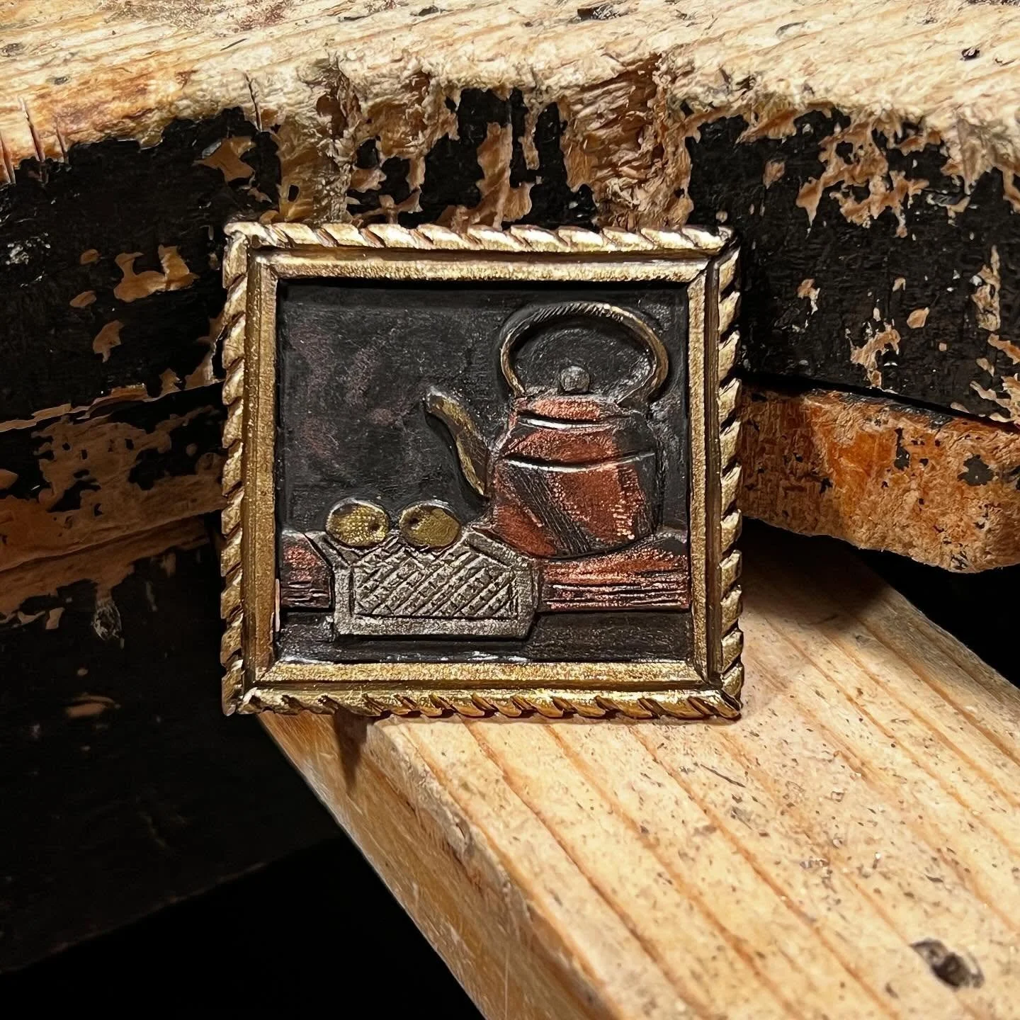 My latest &ldquo;painting&rdquo; and my excuse not to work on any musical instruments! One week until my first show in six months and it will be my first ever Florida show. Looking forward to it. Now onto the next painting.