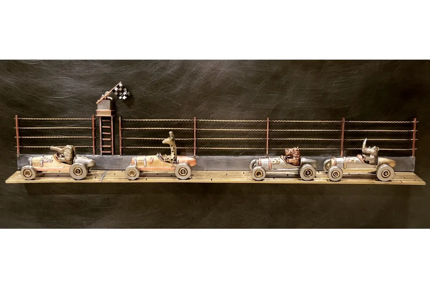 &ldquo;1920s Murderdrome&rdquo; is one of my latest pieces, and it&rsquo;ll be at Winter Park, Florida this weekend. &ldquo;Murderdrome&rdquo; was the nickname for the wooden racetracks built in the 1920s, known for extreme speeds, steeply banked tur