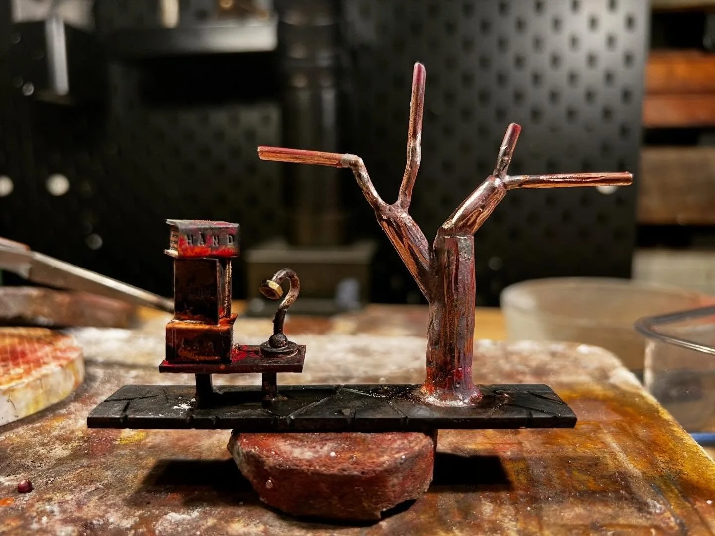 It&rsquo;s important with my work, especially among other disciplines at a show, that I&rsquo;m able to explain it. I don&rsquo;t get to speak with everyone, so a small display helps. I often catch people taking photos of it, so it must be of interes