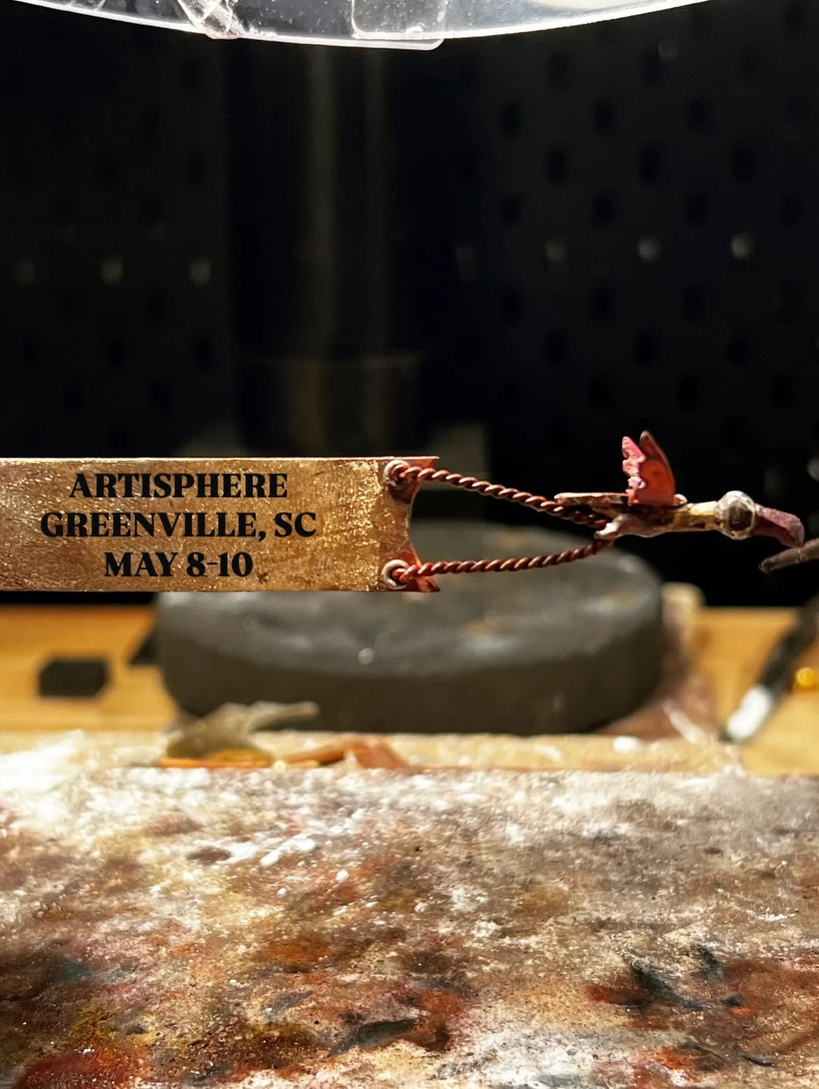 Fabricating birds and making my final announcement for Artisphere in two weeks. It&rsquo;s my second show of the year and the strongest body of work I&rsquo;ve ever brought to a show. Hope to see you there.