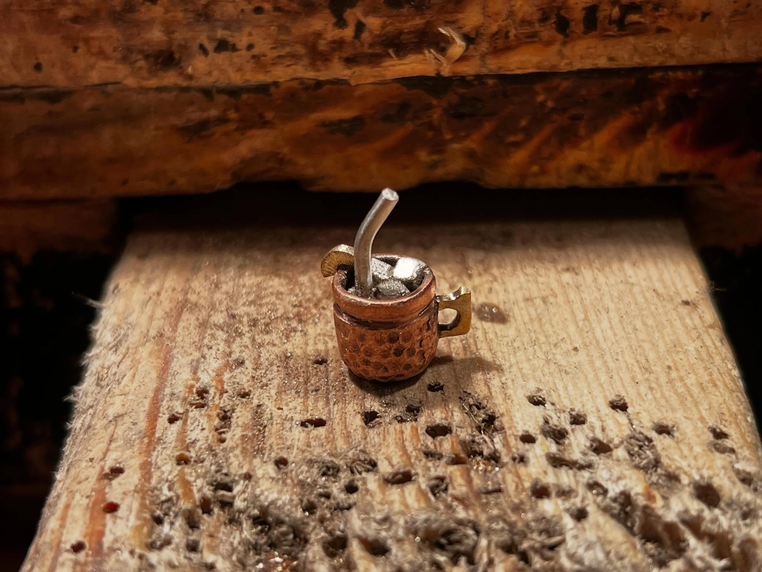 Ran out of limes! Fabricated out of copper, silver and brass.