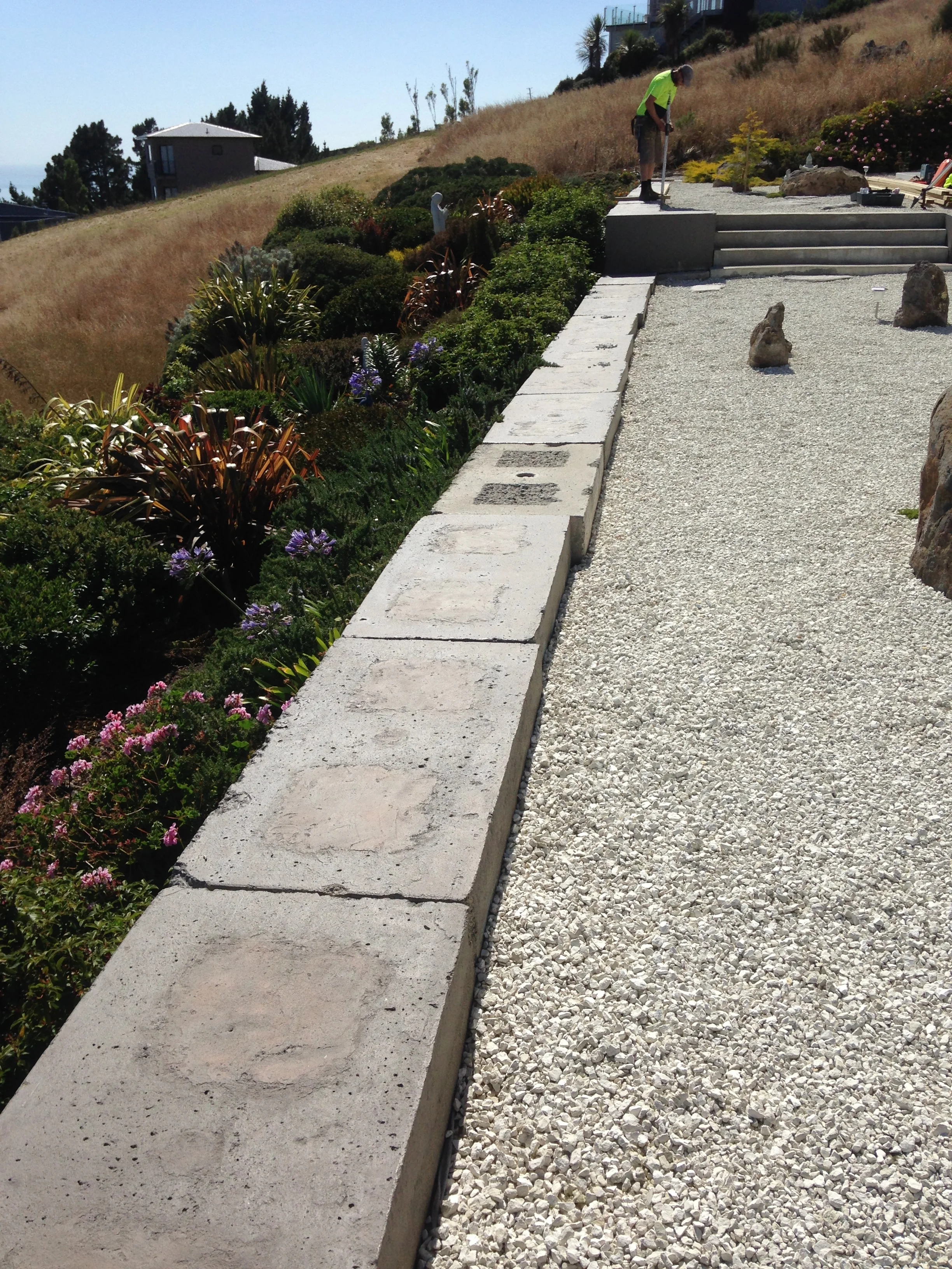 Retaining before we started.