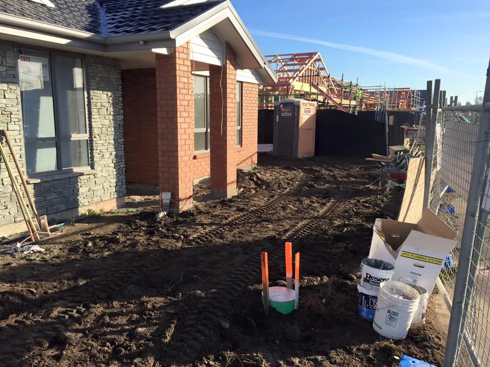 The front of the site when we arrived