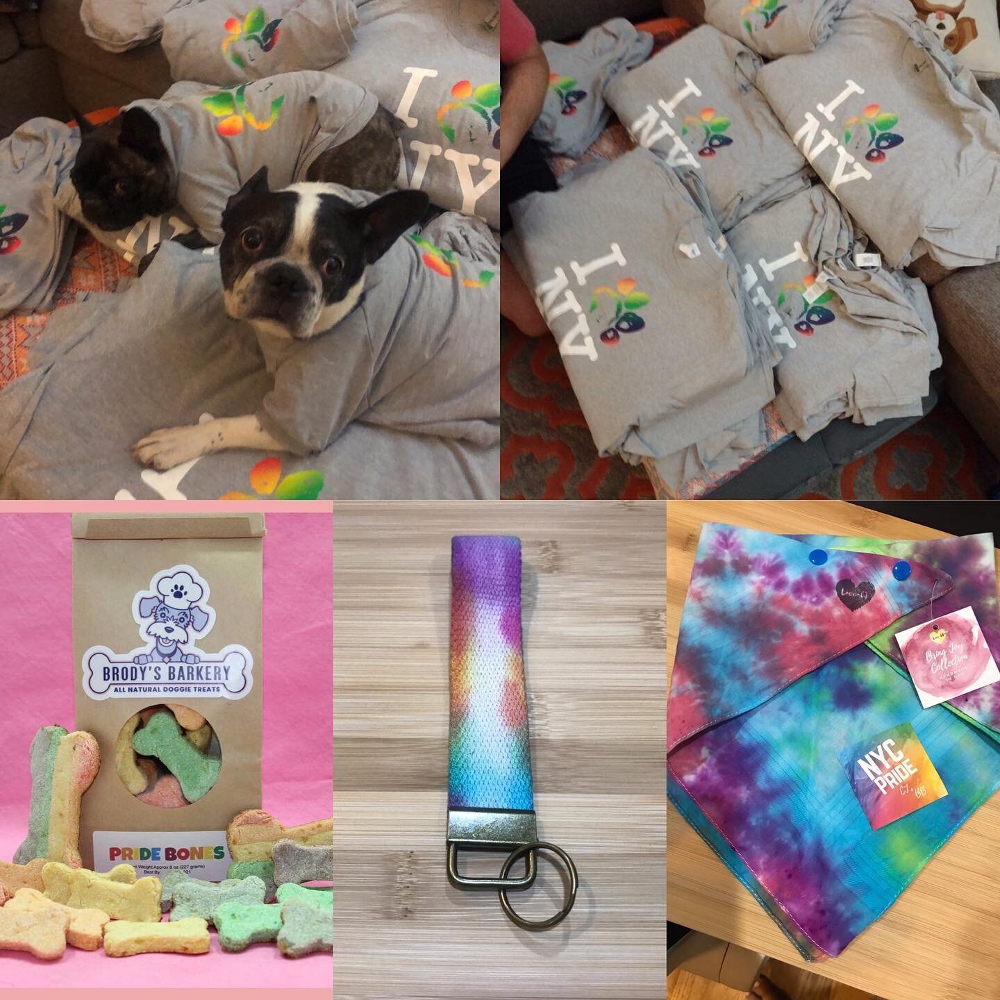 New addition to our #pride collab! Dropping the BB Pride Adult T-shirts and Dog hoodies into the mix:) 
Matching :) 🌈

That works. What do you guys think of this for social: 

Pride Pairing - dropping the new BB Pride 2021 human and pup apparel for 