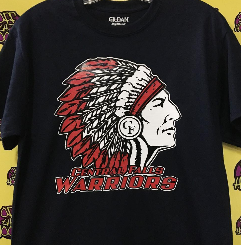 Centeral_Falls_Warriors_customised_tshirt