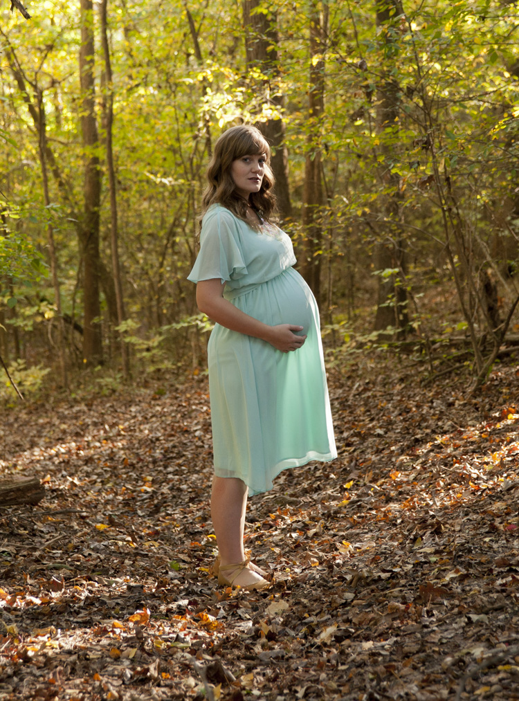 This was taken at 32 weeks. I still had 2 more months of being pregnant! Photo by Jud Davis .