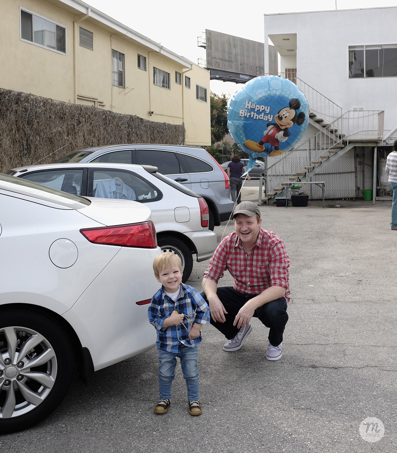 This balloon we got him while we were in LA made him happier than pretty much any of the presents we got him for his birthday.