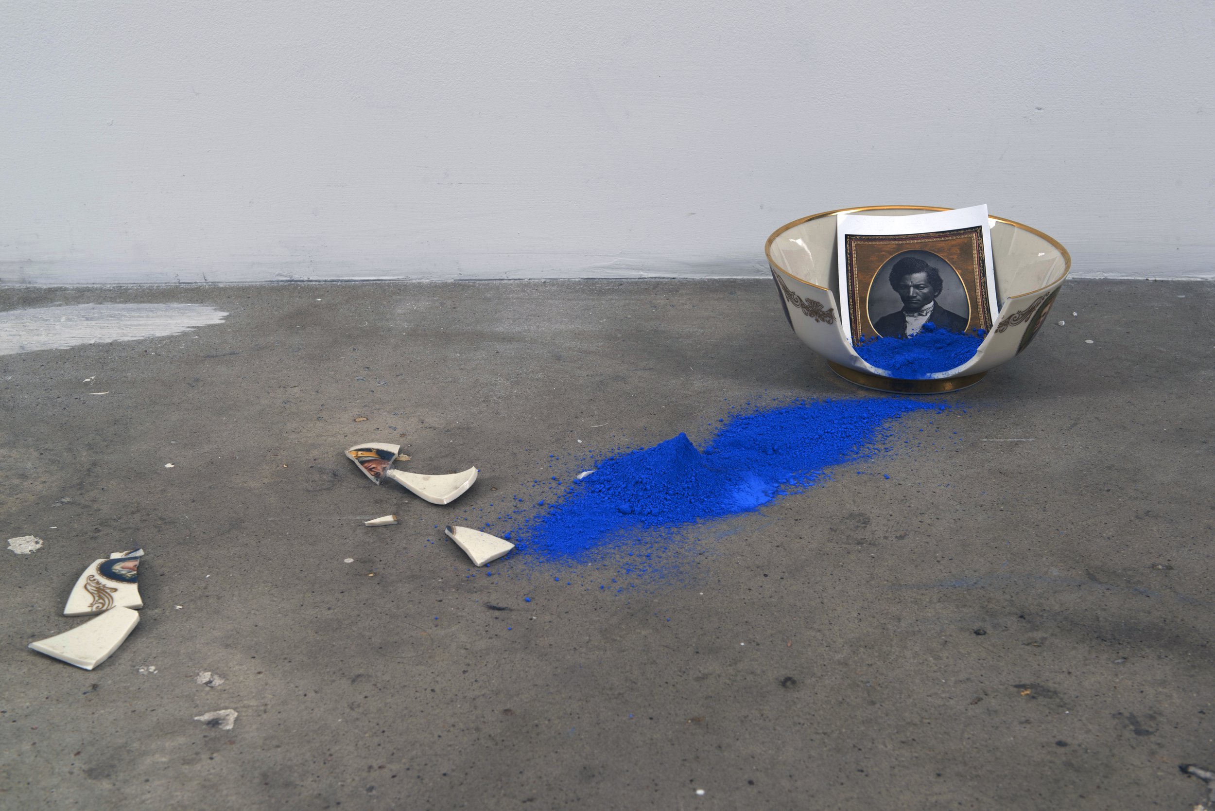 The Enigma of Arrival in Four Sections: Section II: RED, GREEN, BLUE AND BLACK
(Detail)