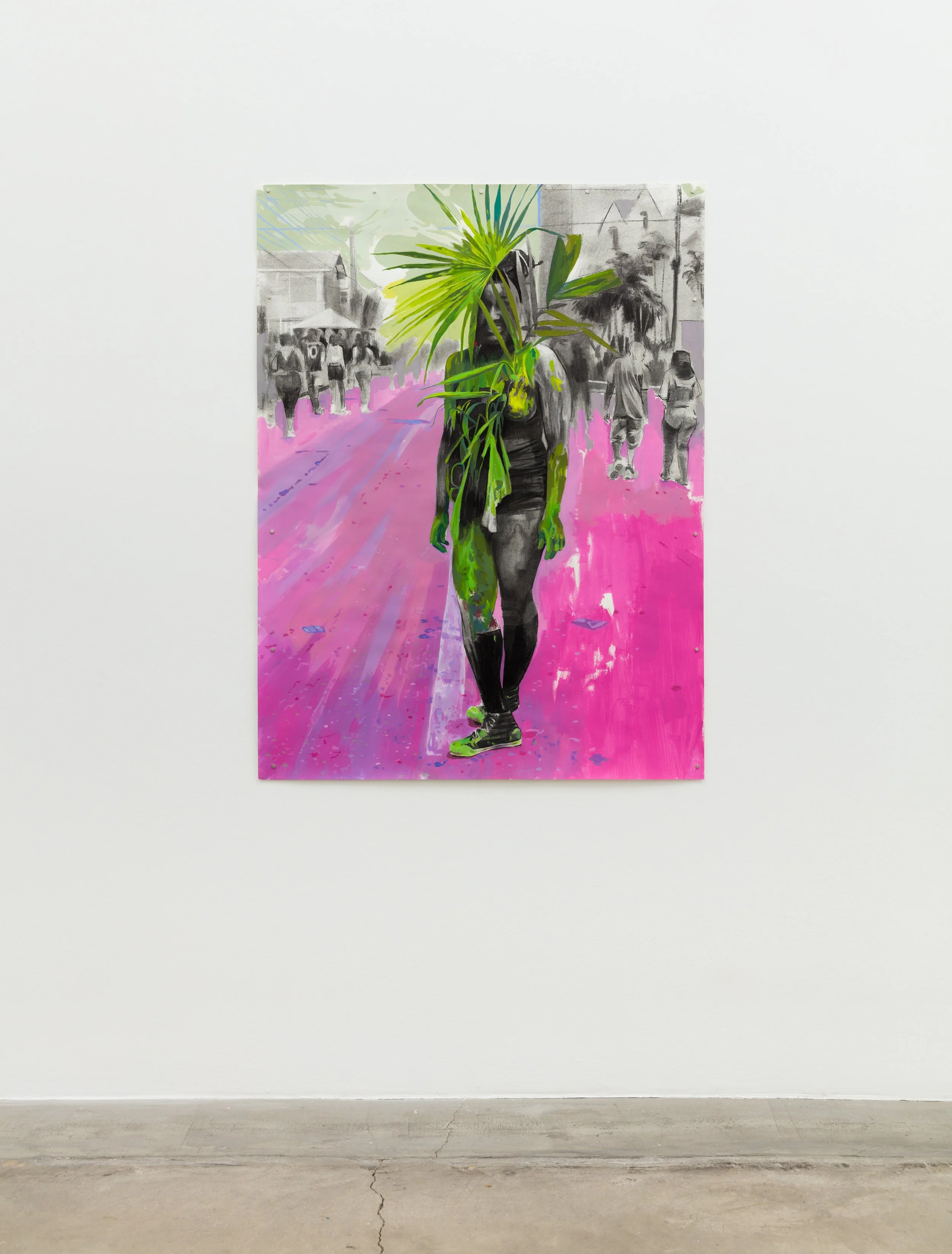 Breadfruit, 2020
Charcoal and gouache on paper
55 x 41.5 inches / 139.7 x 105.41 cm 