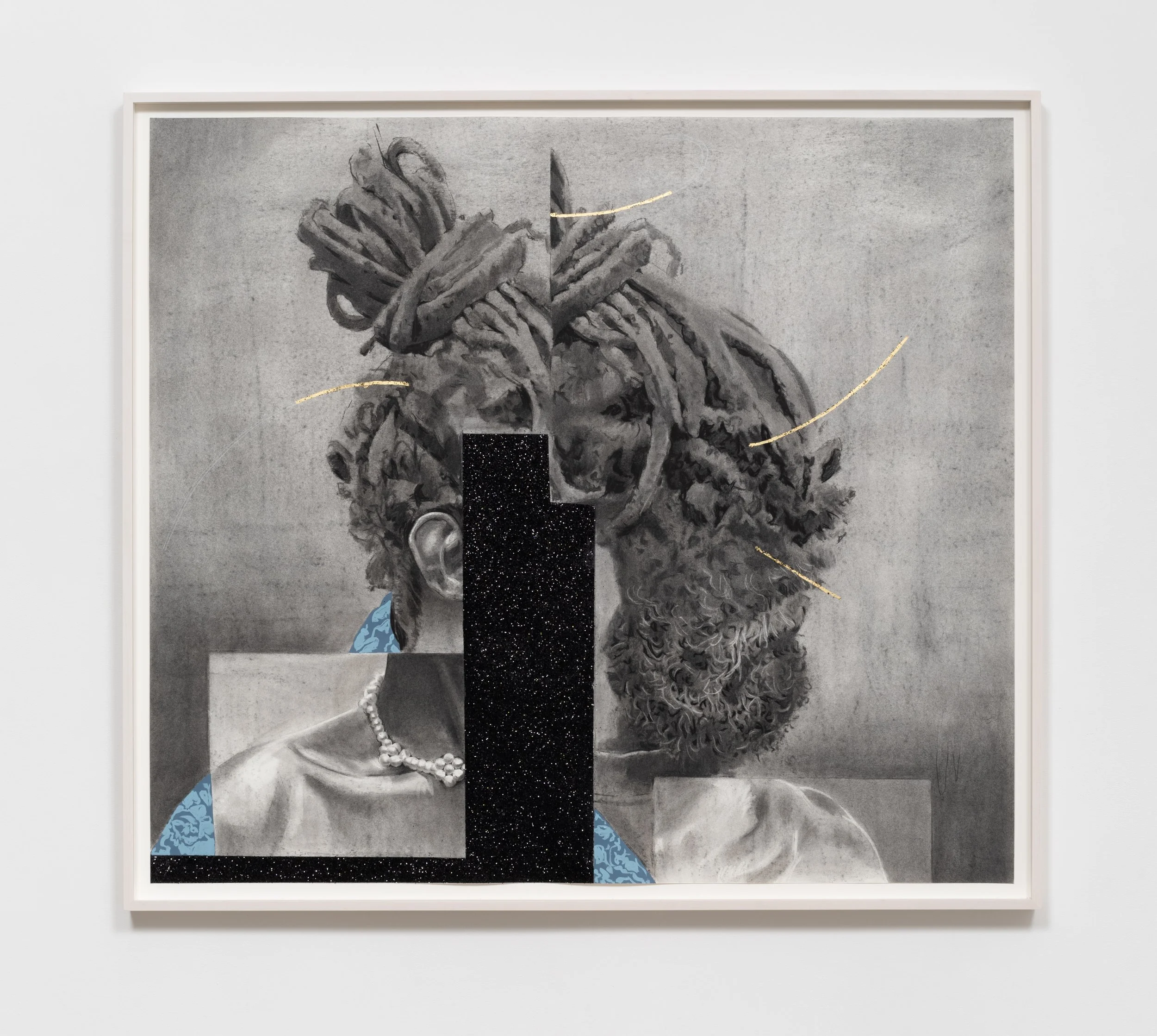 Skylarking 2, 2022
Charcoal and mixed media on paper, framed
46 1⁄2" x 52" Inches /  118.11 x 132.08 cm