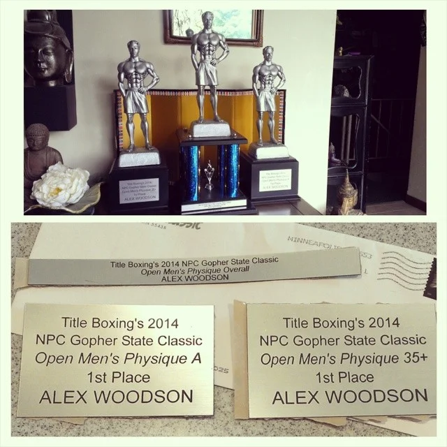 My 3 trophies from Gopher State Classic