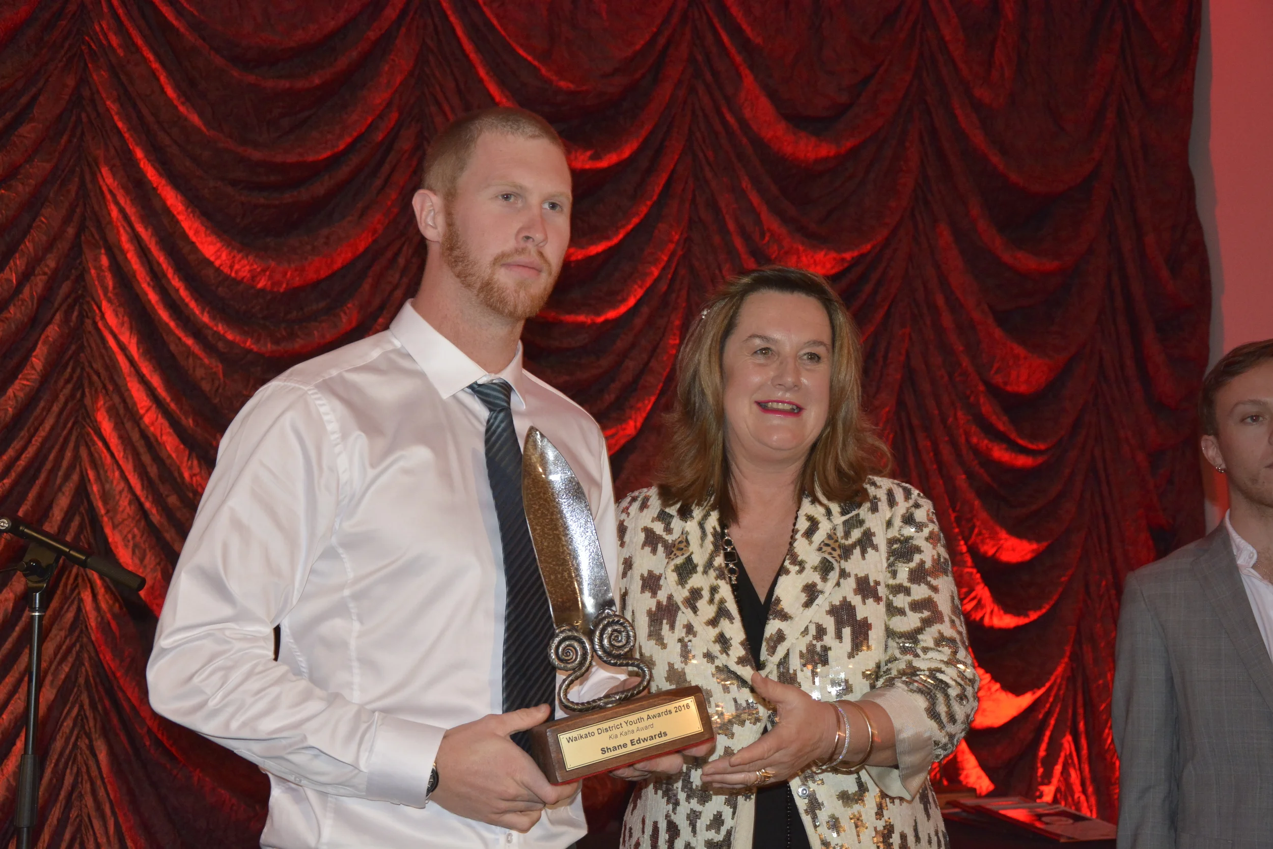 2016 Waikato District Youth Awards - Shane Edwards Wins the Kia Kaha Award