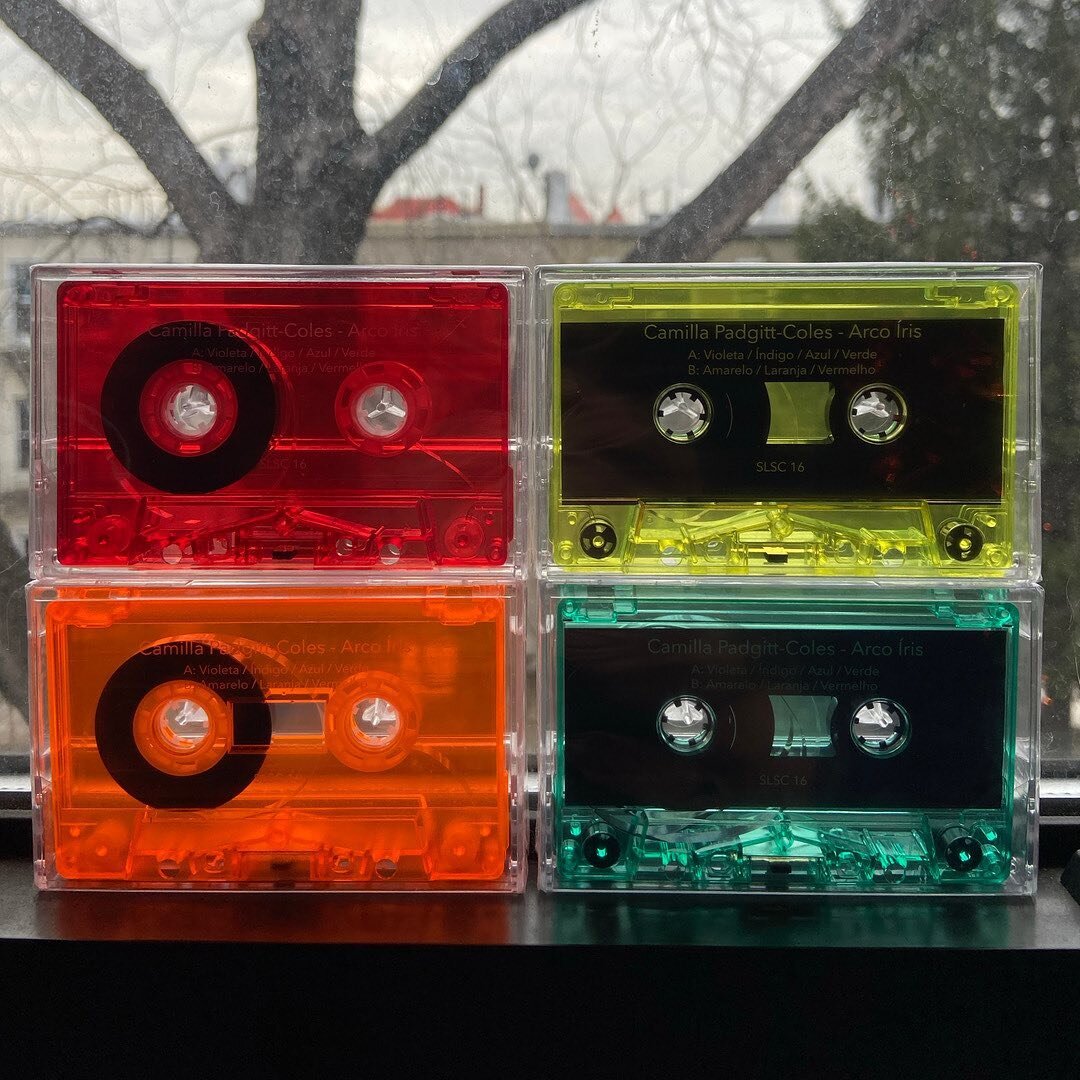My album 𝘈𝘳𝘤𝘰 &Iacute;𝘳𝘪𝘴 was released last Friday through Sunview Luncheonette and limited copies of the cassette + pay-what-you-wish digital are now available on Bandcamp!
https://camillapadgitt-coles.bandcamp.com/album/arco-ris

Album Descr