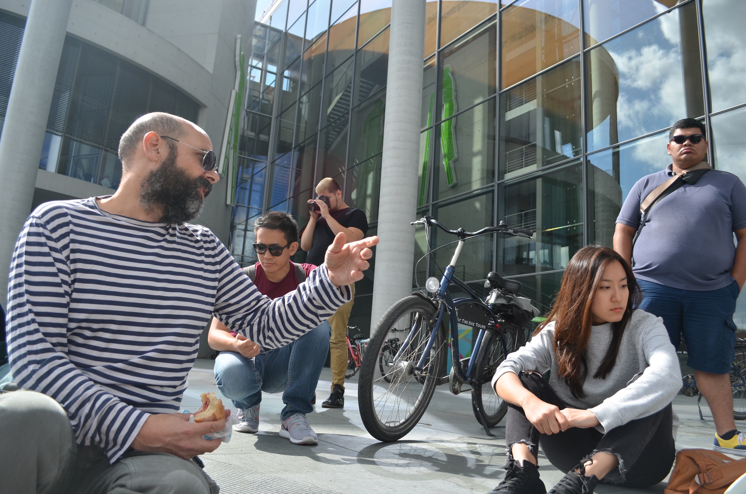 Our culture lecturer - Michael and Art Center gang.