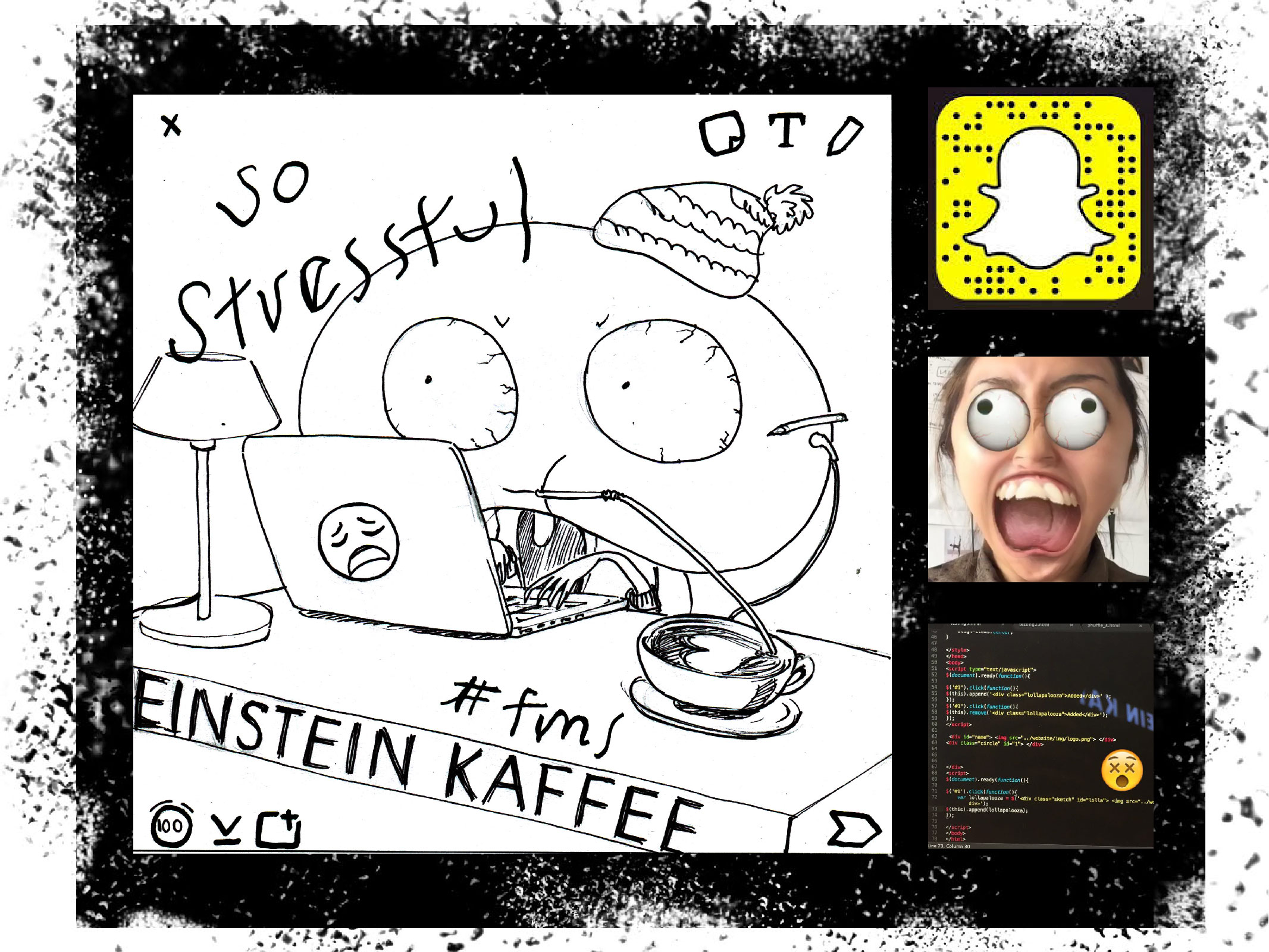 Oct 20 Einstein Kaffee There was only two weeks left. I felt so stressful since there were tons of things to be completed and I was not good at coding (so I gave up). I usually came to this cafe in Bikini Berlin so I could be more concentrated. Snapchat was my fav when I needed to relax. Normally I listen to deep house or jazz while working but I like EDM when I’m extremely stressful. Jauz is one of my fav DJ.