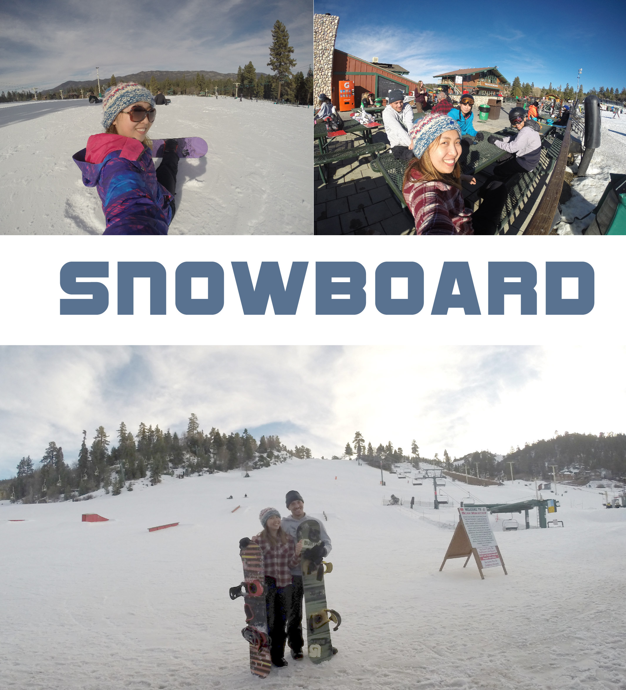 Snowboarding buddies I met in hostel