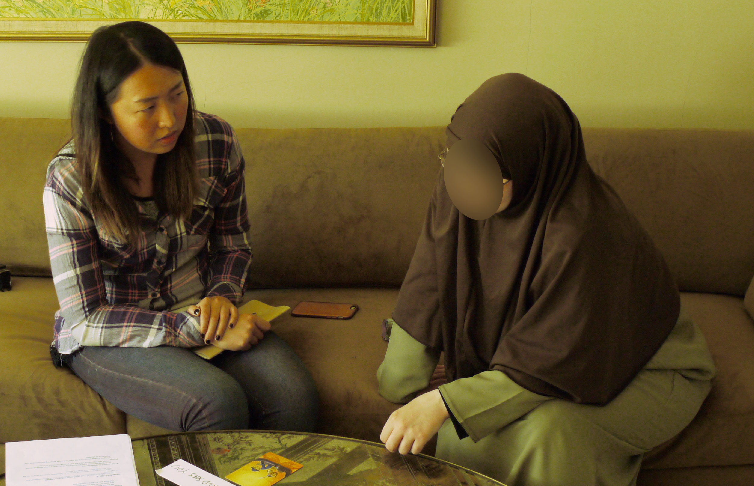 To understand Muslim in the US, I Interviewed a Muslim woman in Pasadena and used generative research methodologies . 