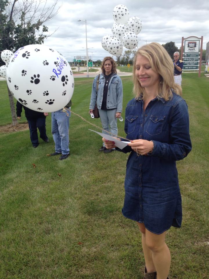 Balloon release Pet Memorial with Peaceful Pets