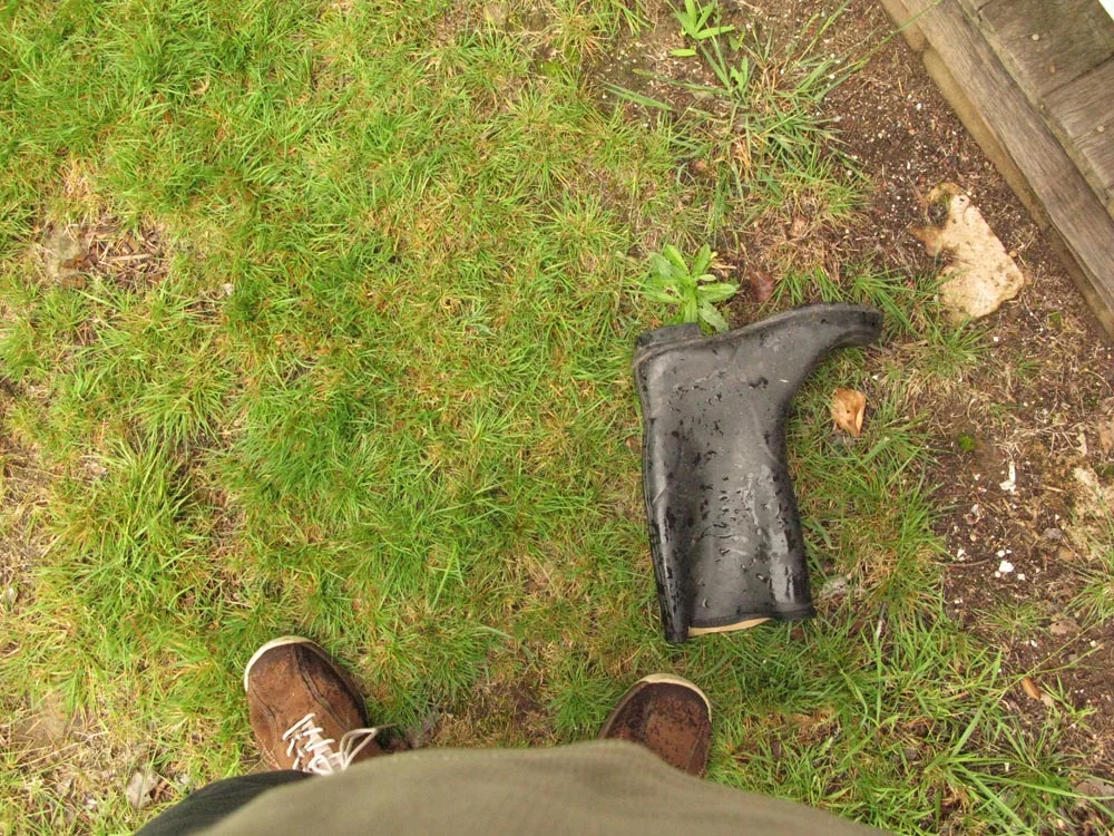 Boots off