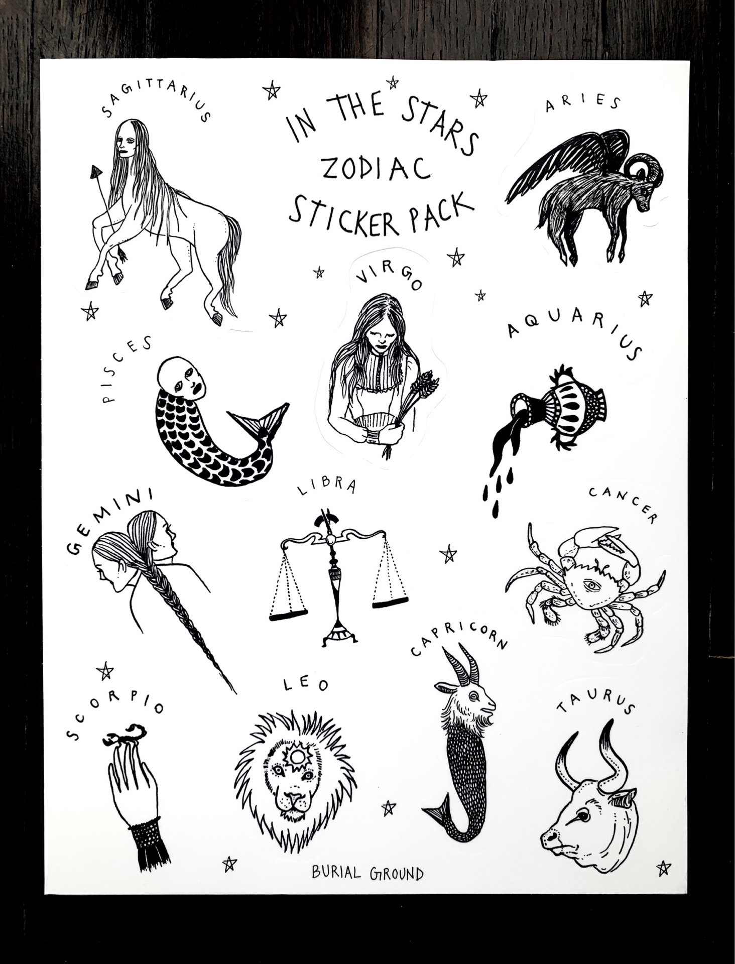 Zodiac Sticker
