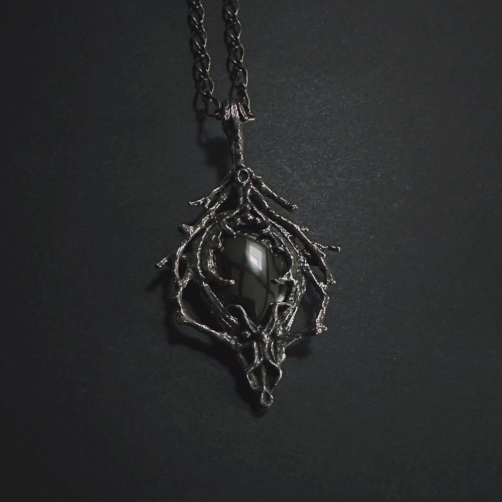 Valentino Rockstud Mirror Pendant Necklace - Pendant Necklace