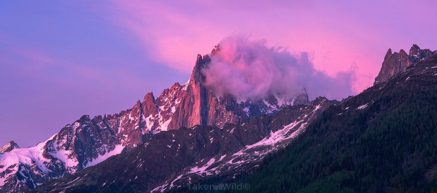 'Afterglow Desserts' - May 2017 Mont Blanc Massif, France