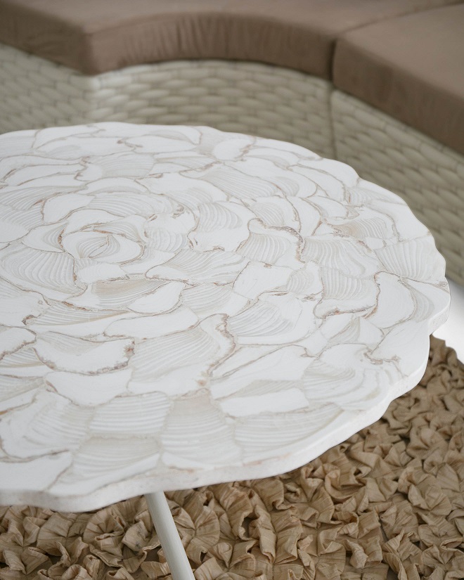 Co-Creative Studio, Detalia Aurora, Venus Tables, Fossilized Clamstone Lamination.jpg