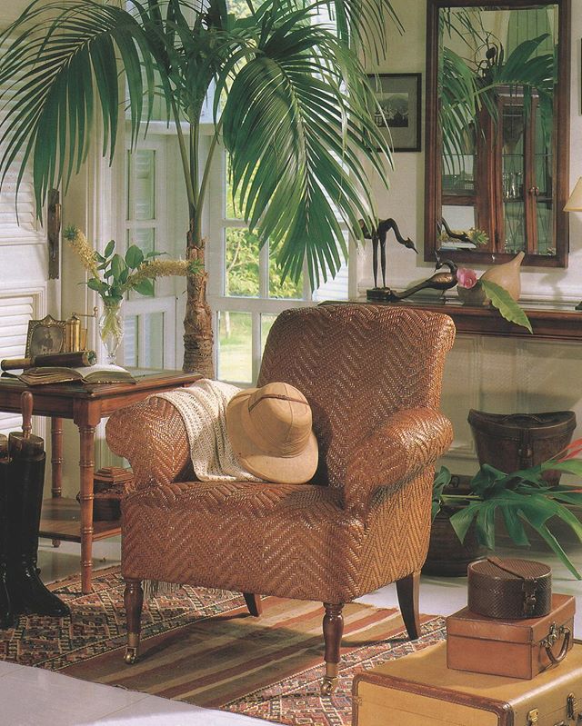 Let's time travel with our BAHAMA chair! This tropical beaut is entirely hand woven in Rattan Splits by our talented and patient Filipino craftsmen. #throwback