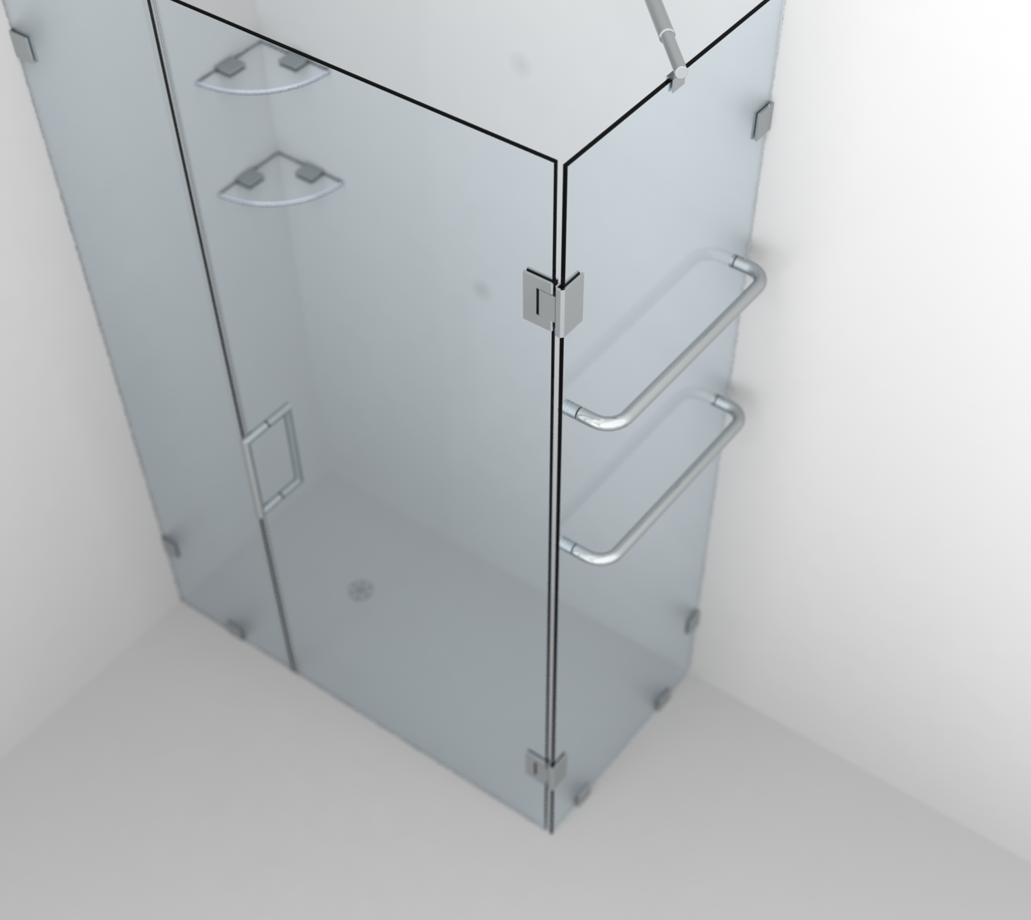 Frameless Shower Screen