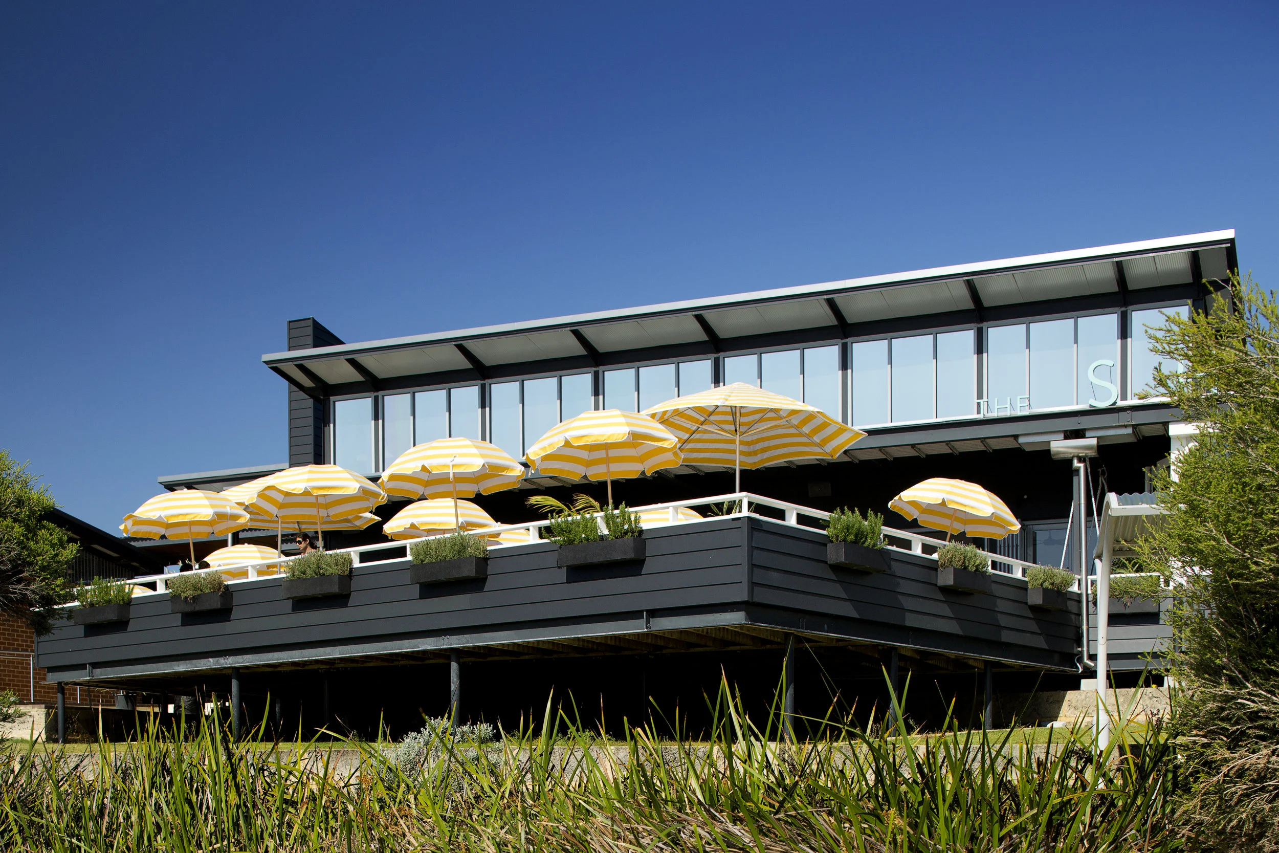 Alteration To Building Material Pallet Pacifies The Structure But Highlights The Detail (Vivid Yellow Umbella's)