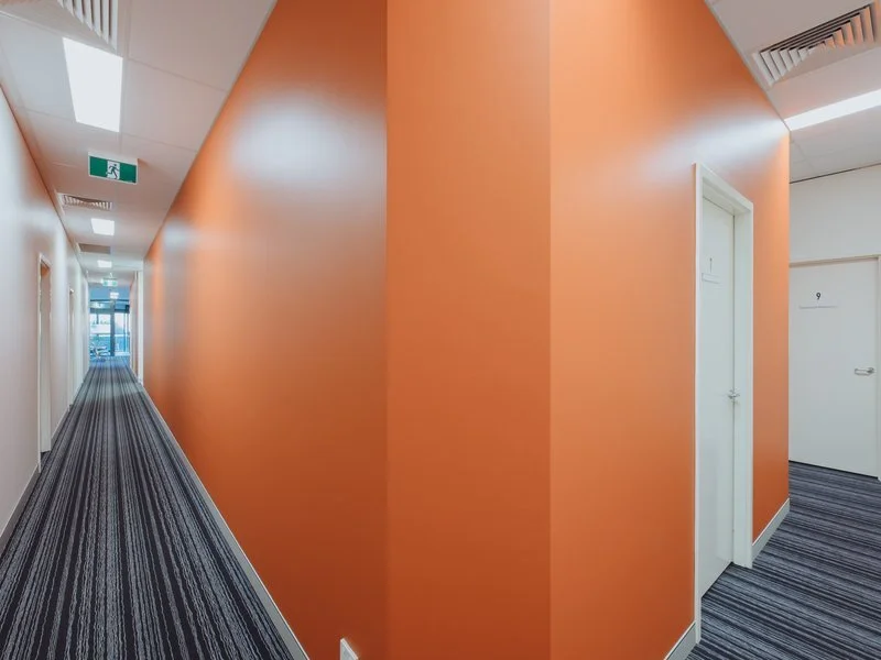 Use Of Vivid Orange Pallet Branding Continues Internally