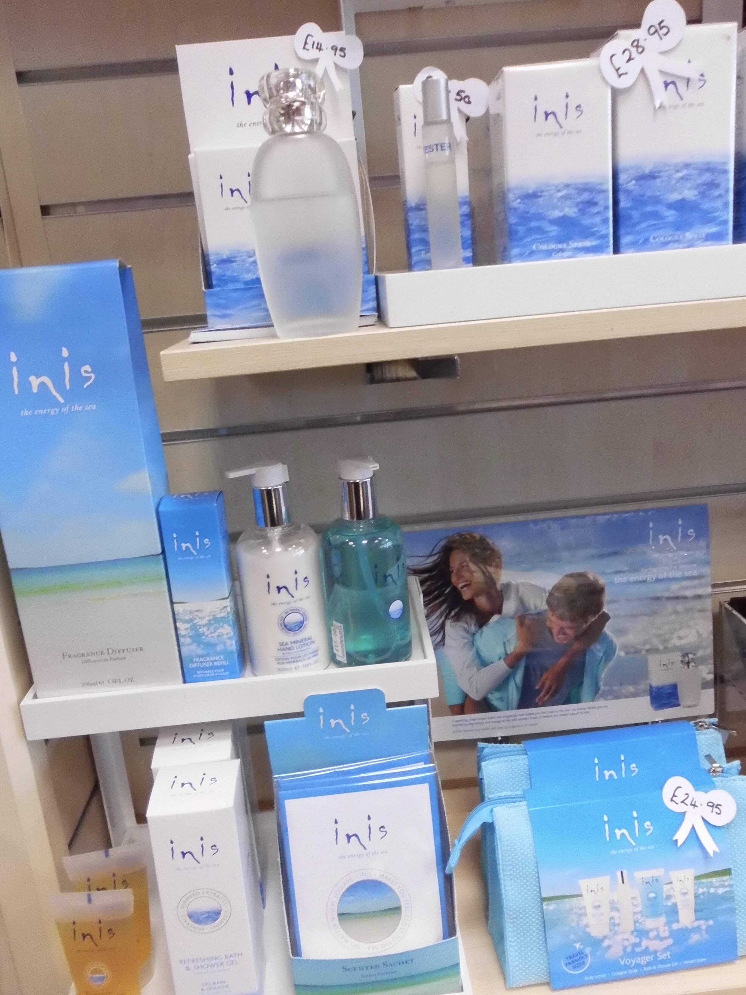 Inis Perfume, Handsoap, Hand/Body Lotion and Travel Sets