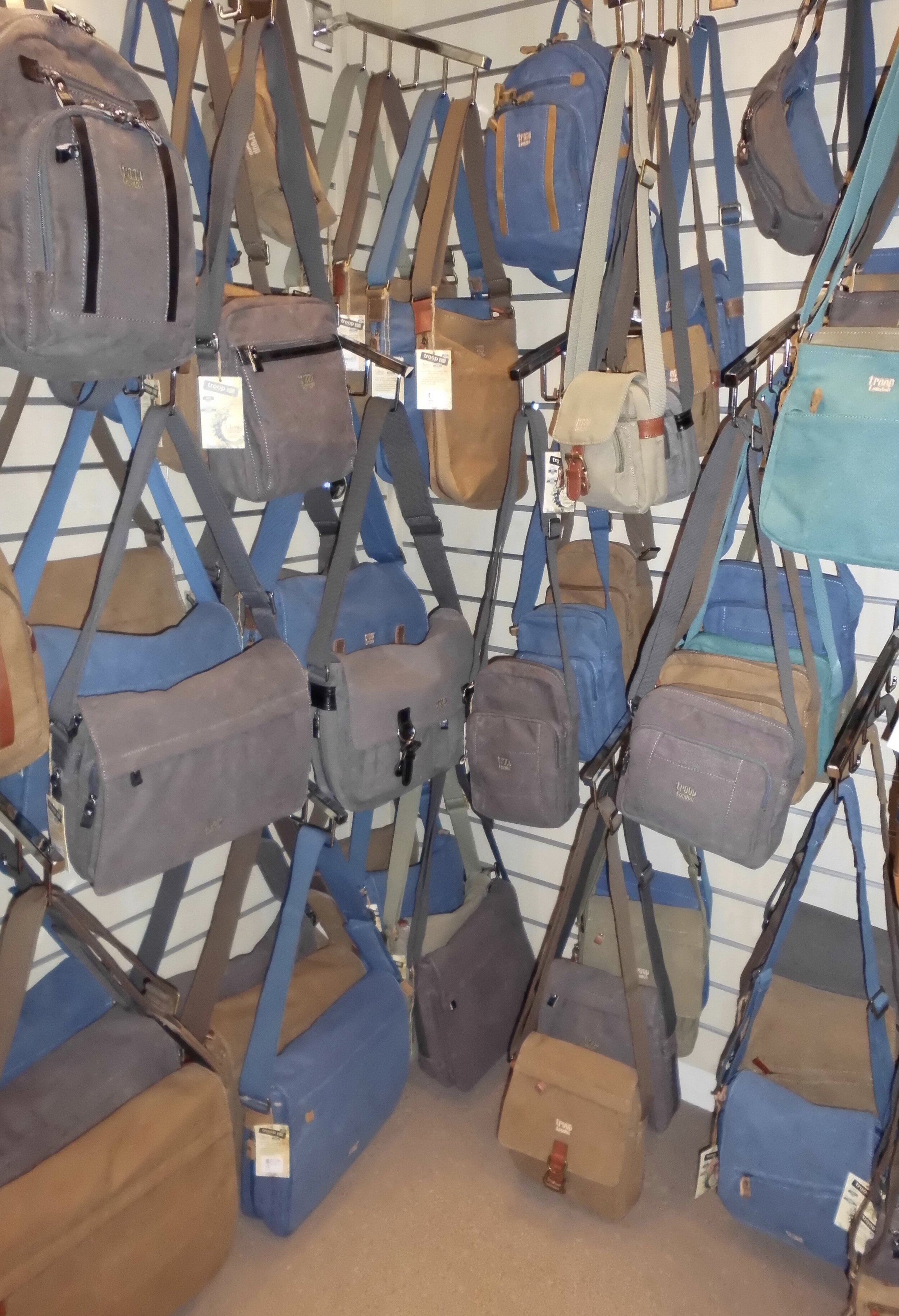 Troop Canvass Cross-Body and Backpacks