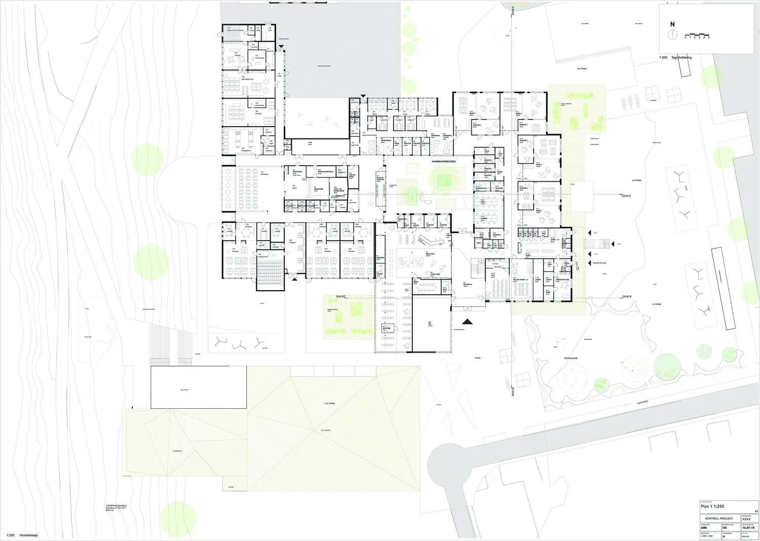 Plan 1. etasje