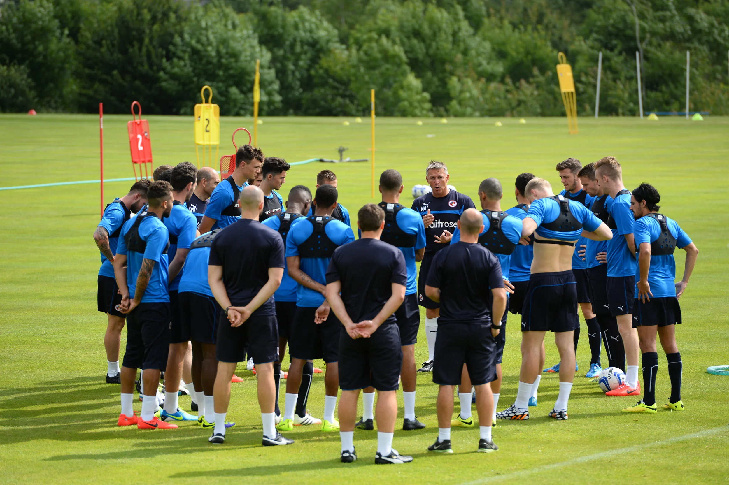 "All men are created equal, Some work harder in Pre-Season" Laying down the standards required at the start of pre-season with a very young group of players at Reading