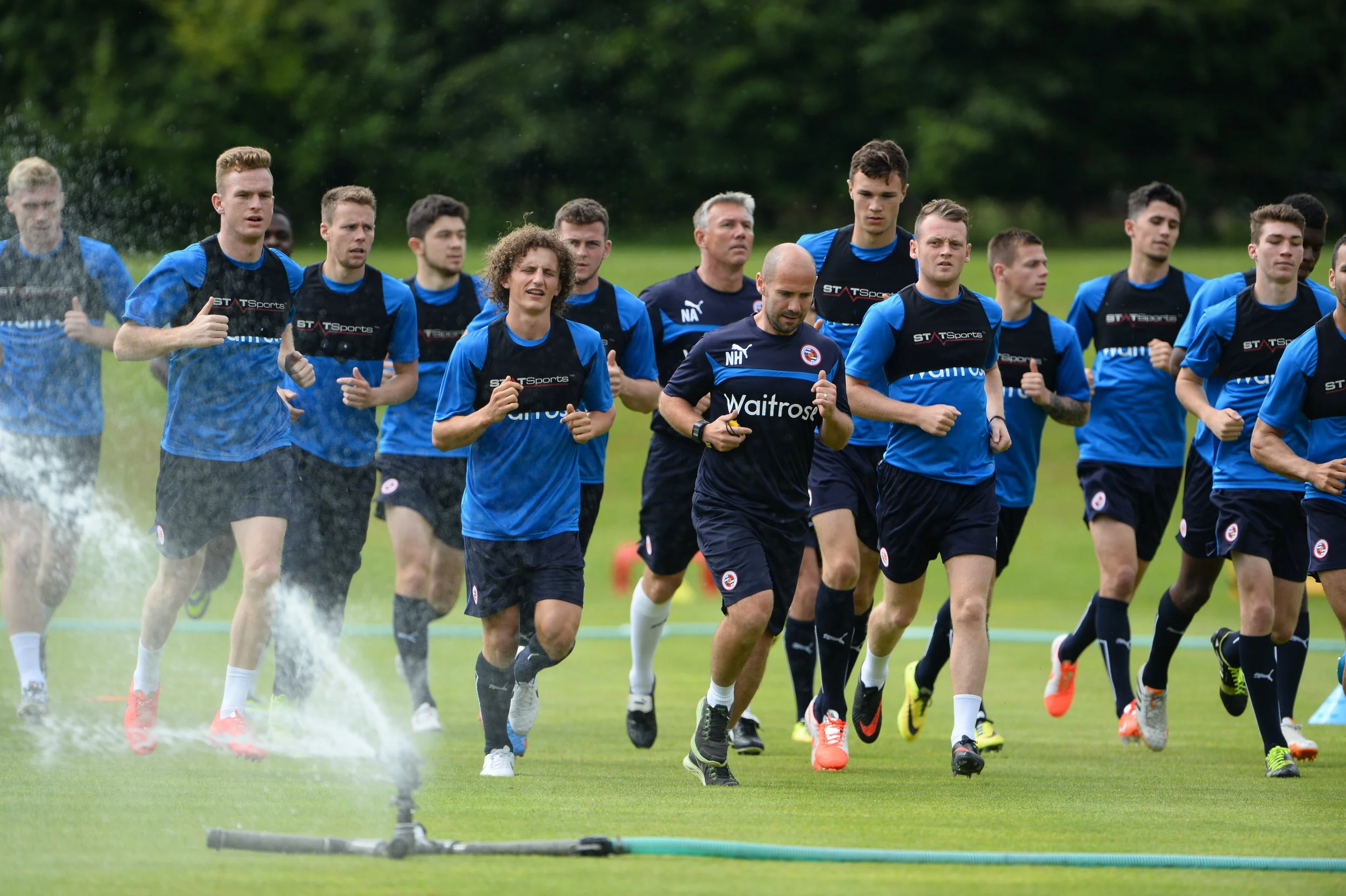 Nick Harvey setting the pace at Champneys during pre-season with a very young Reading squad. Always enjoyable to join in with the running. 