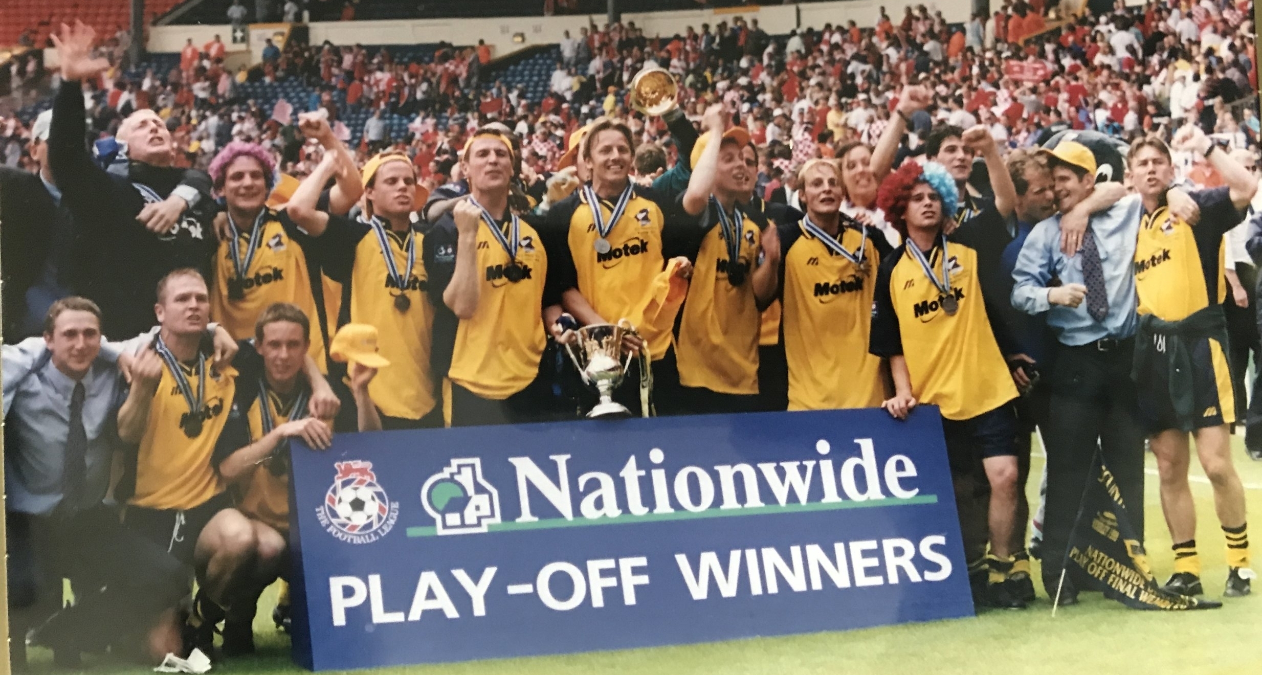 Scunthorpe United, Nationwide Division3 Play-off Winners, Wembley Stadium, 1999.