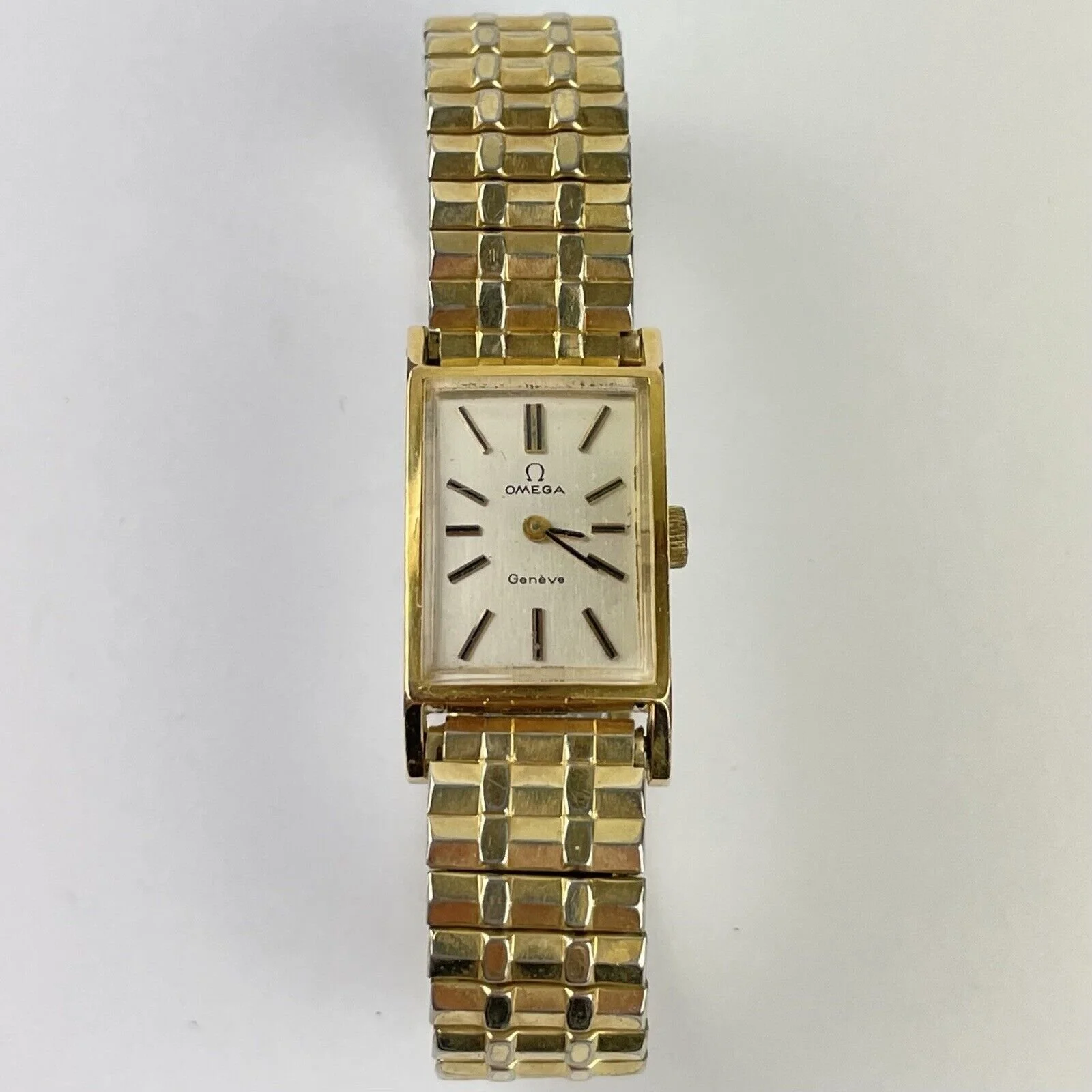 Vintage Omega Ladies Wristwatch Watch De Ville Style Geneve Swiss Made 15mm