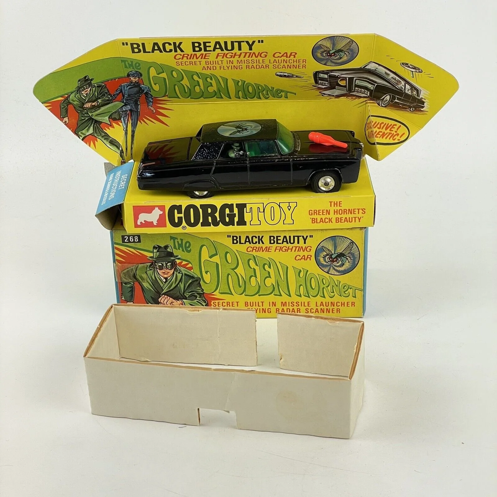 Vintage Boxed Corgi Toys No. 268 Green Hornets Black Beauty