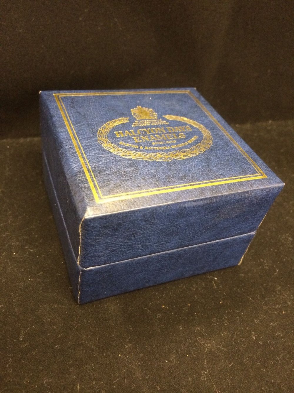 Halcyon Days Enamel Travelling Alarm Clock With Date Boxed