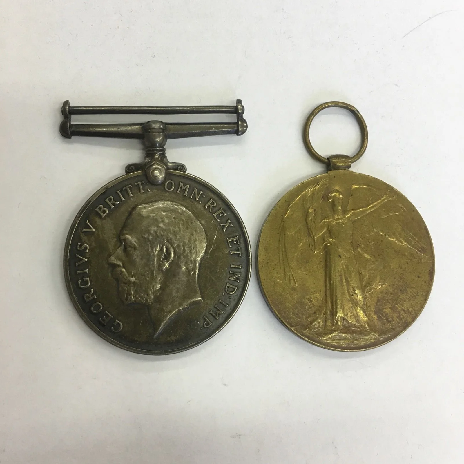 WW1 DUO PAIR WAR VICTORY MEDAL GNR P KEABLE ROYAL ARTILLERY 68391