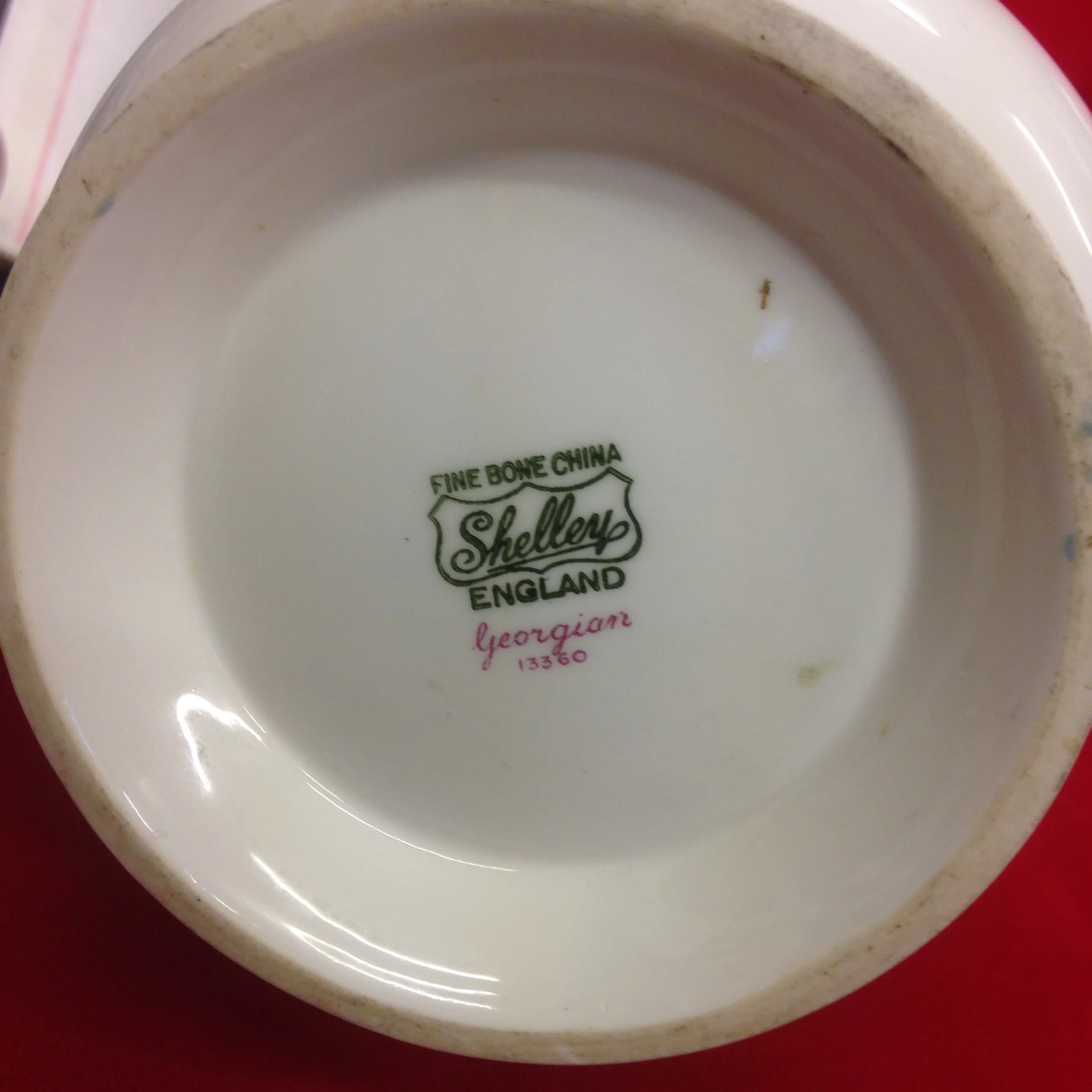 Shelley Fine Bone China Coffee Pot No. 13360 — Wheeler Antiques