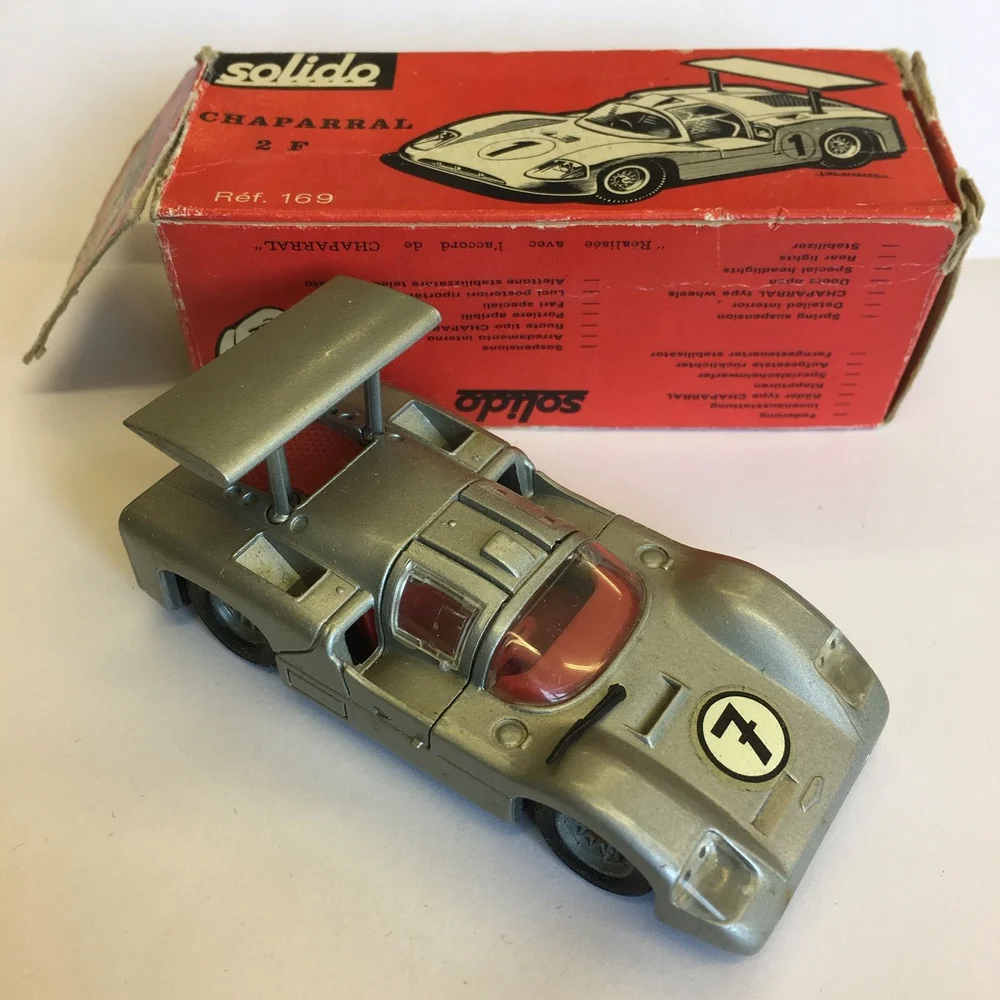 Solido Chaparral 2F 1968 – Orange – 1/43 – Édition Rare Marché US – Neuf
